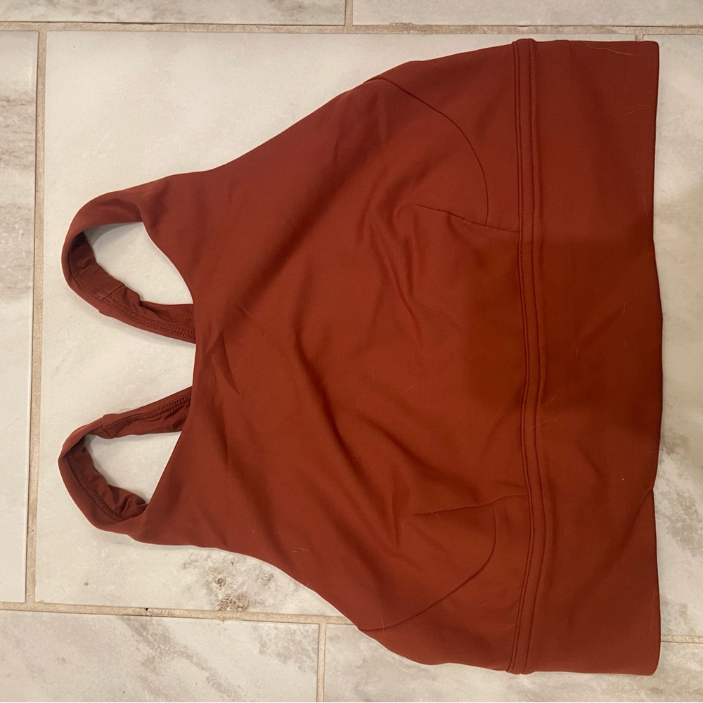 Lululemon Rust Sports Bra